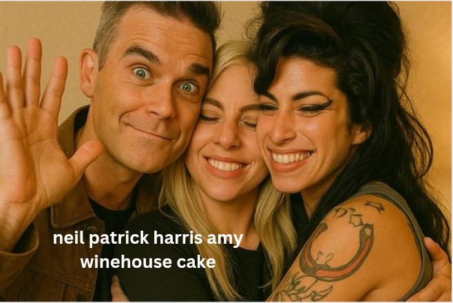 neil patrick harris amy winehouse cake